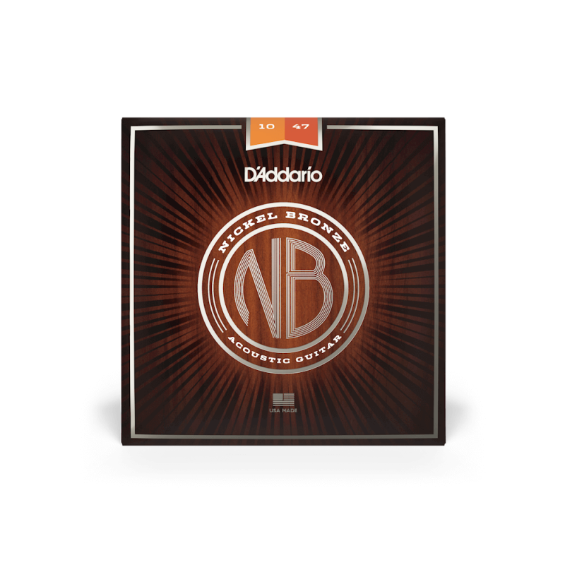 Набор струн D'ADDARIO NB1047 NICKEL BRONZE EXTRA LIGHT (10-47)